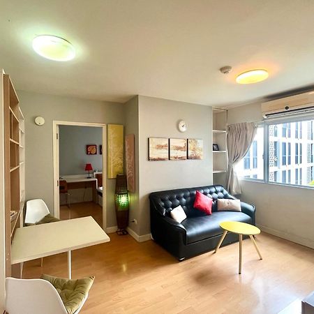 1Br Condo 5 Min To Bts 1000Mbps Fiber Wi-Fi Bangkok Eksteriør billede